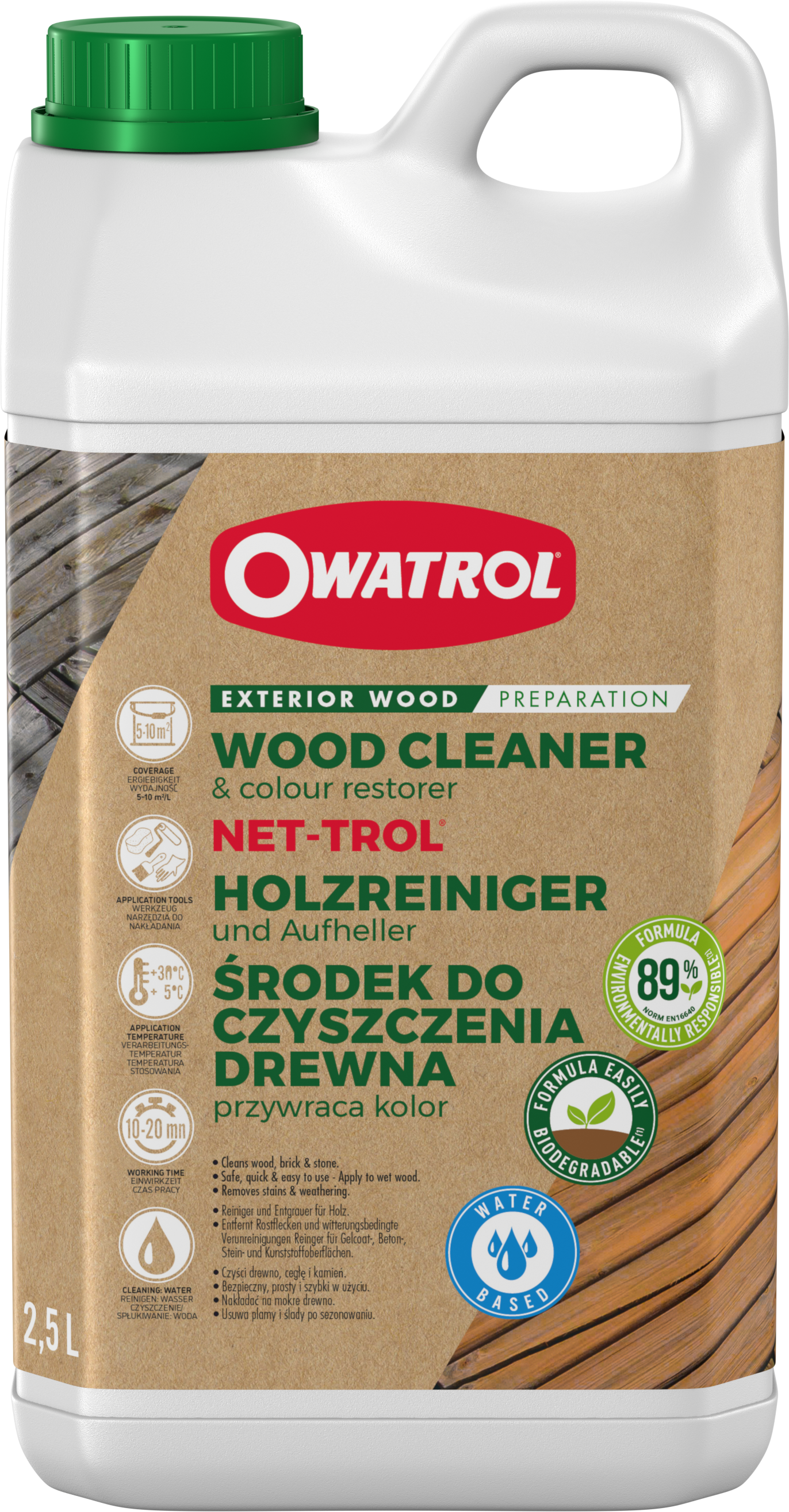 Owatrol NET-TROL Holzreiniger & Aufheller